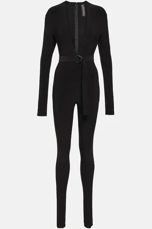 Norma Kamali Stirrup jersey catsuit
