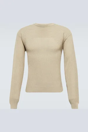 Rick Owens Ribbed-knit cotton sweater