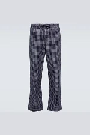 DEREK ROSE Checked cotton pajama pants