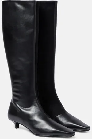 Totême Leather knee-high boots