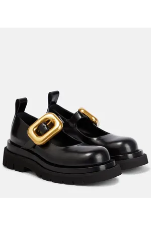 Bottega Veneta Mary Jane leather flats