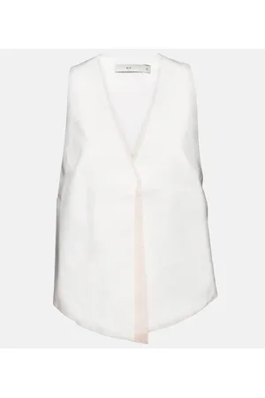 SIR Dune linen and cotton-blend vest