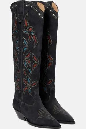 Isabel Marant Denvee suede knee-high boots