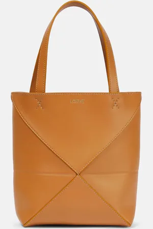 Loewe Puzzle Fold Mini leather tote bag