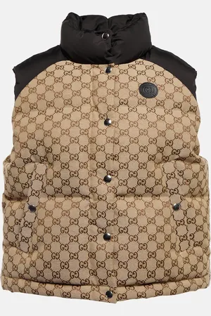 Gucci GG cotton canvas down vest