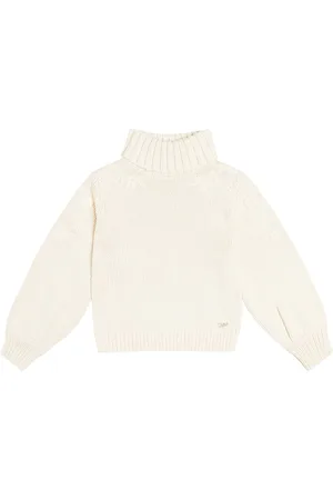 Chloé ChloÃ© Kids Turtleneck cotton and wool sweater