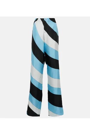 Puccini Iride silk palazzo pants