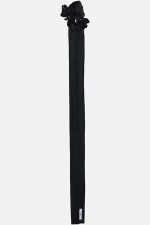 Erdem Sequined floral-appliquÃ© choker