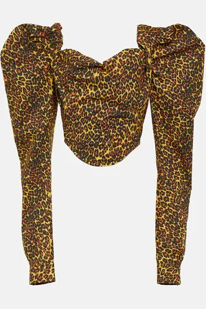 Vivienne Westwood Sunday leopard-print corset top