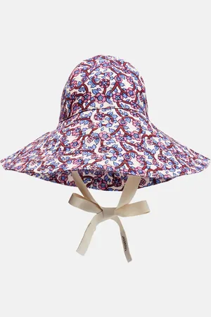 Isabel Marant Edona printed cotton canvas sun hat