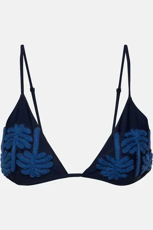 JOHANNA ORTIZ Embroidered bikini top