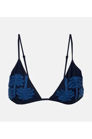 JOHANNA ORTIZ Embroidered bikini top