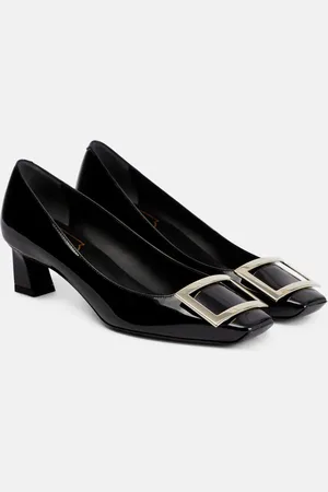 Roger Vivier Trompette 45 patent leather pumps