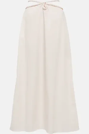 JOHANNA ORTIZ Mother Nature cotton-blend midi skirt