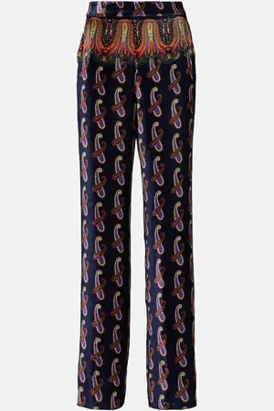 Etro Paisley high-rise straight pants