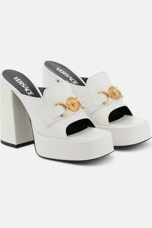 VERSACE Medusa leather mules