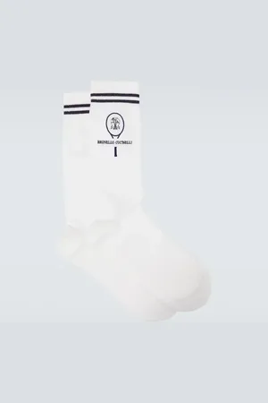 Brunello Cucinelli Cotton-blend socks