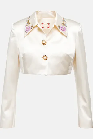 Miss Sohee Bridal embellished silk jacket and top set