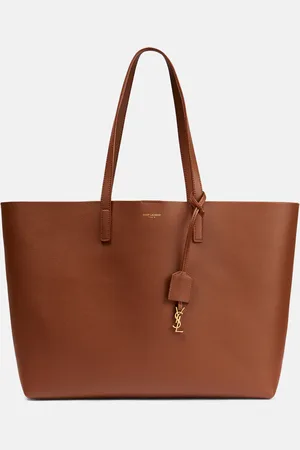 Saint Laurent Shopping E/W leather tote bag