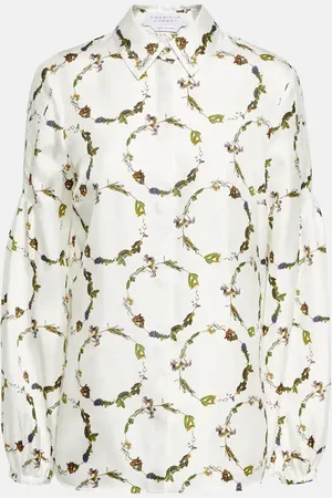 GABRIELA HEARST Selene floral silk shirt