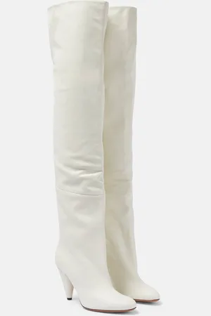 Proenza Schouler Cone leather over-the-knee boots