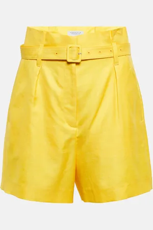 GABRIELA HEARST Claudio wool, silk, and linen shorts