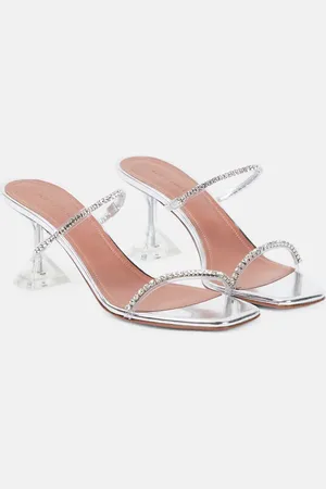 Amina Muaddi Gilda embellished PVC mules