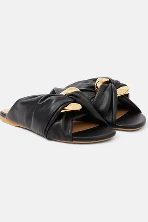 J.W.Anderson Corner leather slides
