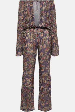 Bananhot Paisley jersey jumpsuit