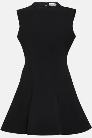 Alaïa AlaÃ¯a `A-line crepe minidress