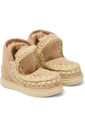 Mou Shearling-lined suede sneakers
