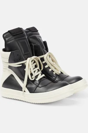 Rick Owens Geobasket leather high-top sneakers