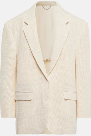 MAGDA BUTRYM Single-breasted cotton-blend blazer