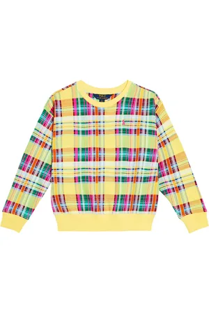 Ralph Lauren Checked cotton-blend sweater