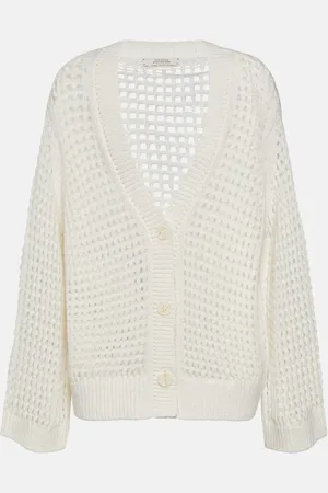Dorothee Schumacher Pointelle wool and cashmere cardigan