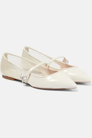 Roger Vivier Cube B patent leather flats