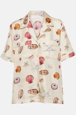 Chloé ChloÃ© Printed silk twill shirt