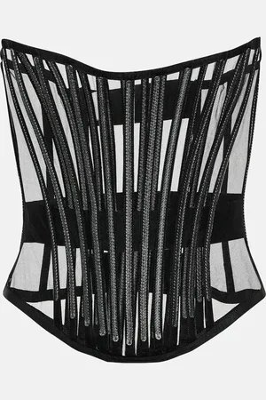 Dolce & Gabbana X Kim tulle embellished corset