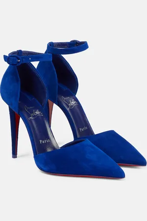 Christian Louboutin Astrida Bride 100 suede pumps