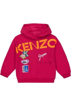 Kenzo Logo hooded cotton sweatshirt