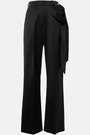 Simone Rocha Floral-appliquÃ© straight pants