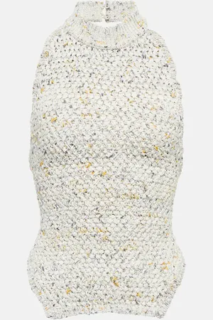 CHRISTOPHER ESBER Sleeveless cotton-blend sweater