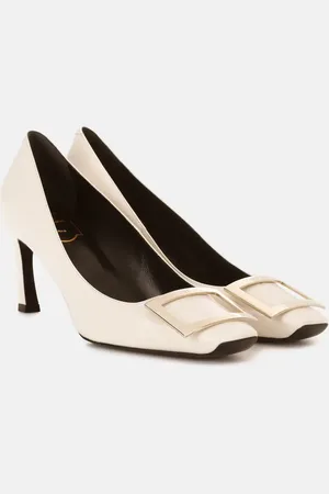 Roger Vivier Belle Vivier Trompette leather pumps