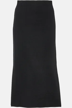 Max Mara Enza virgin wool midi skirt