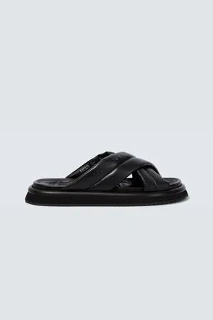 Dolce & Gabbana Padded crossover slides
