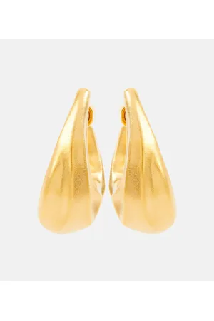 Khaite Olivia Medium -plated hoop earrings