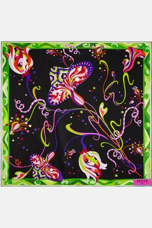 Puccini Fungo silk twill scarf