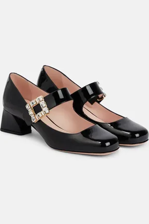 Roger Vivier TrÃ¨s Vivier patent leather Mary Jane pumps