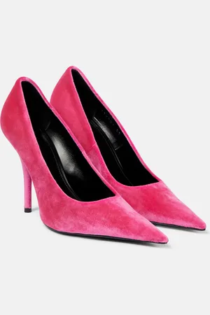 Balenciaga Knife velvet pumps