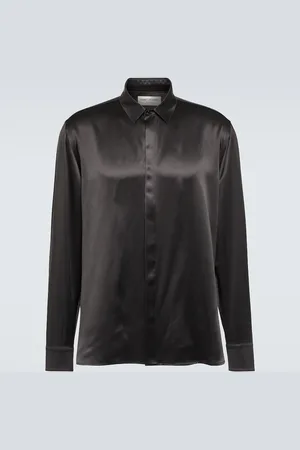 Saint Laurent Yves silk satin shirt
